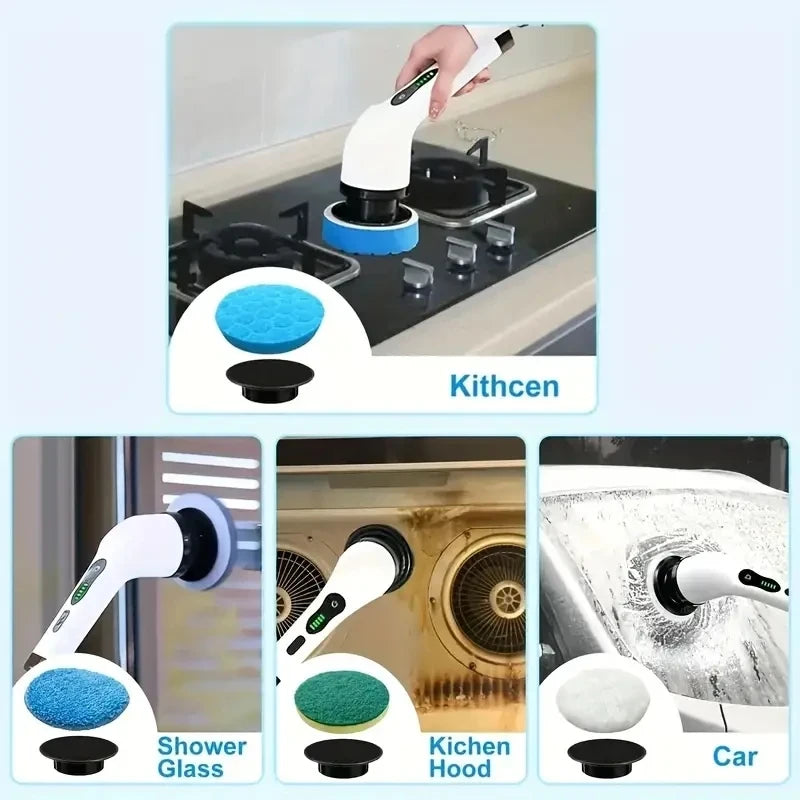 Wireless Electric Rotating Scrubber